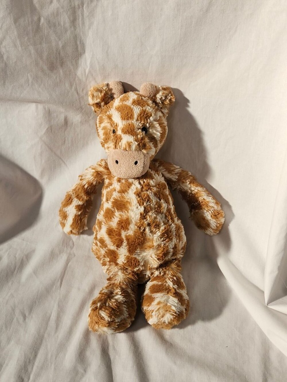 Jellycat London Bashful Giraffe Plush 12” Medium Rare Retired Soft Toy Spotted